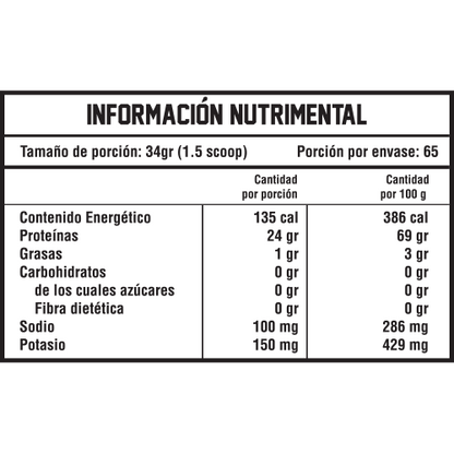 PROTEIN ISOLATADA - 65 Servicios