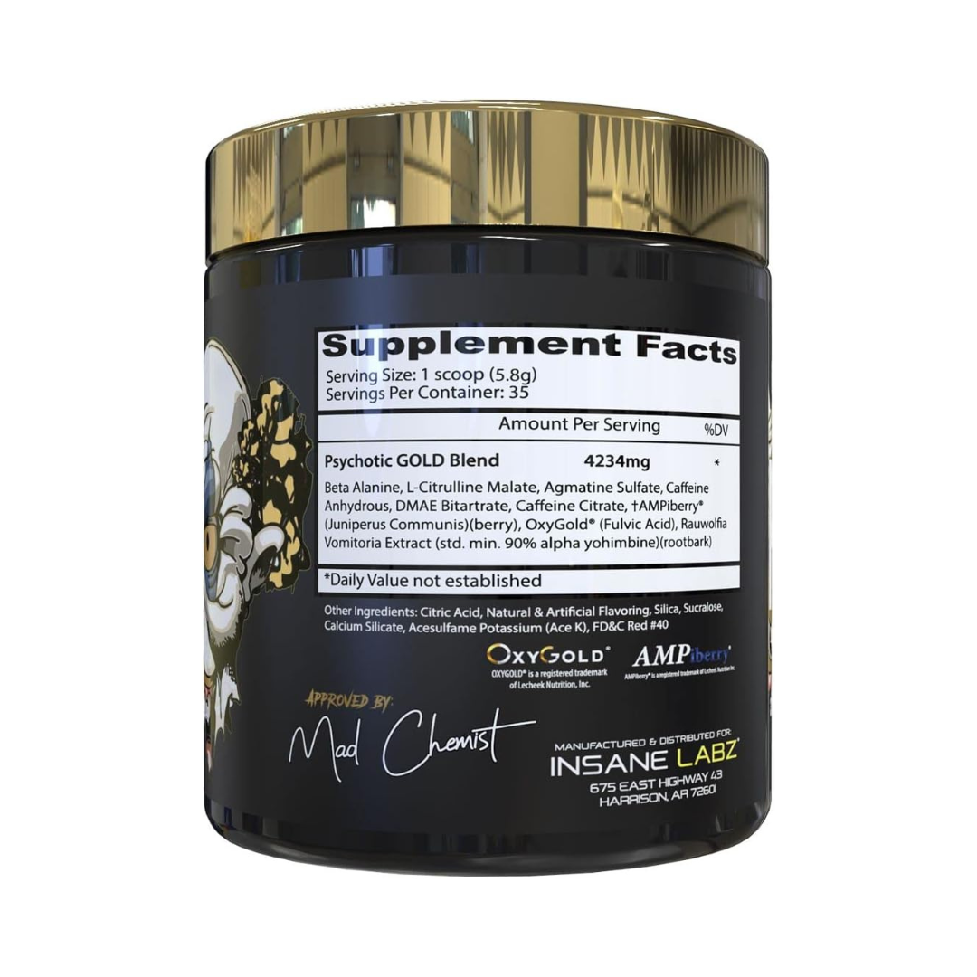Psychotic Gold 35 scups