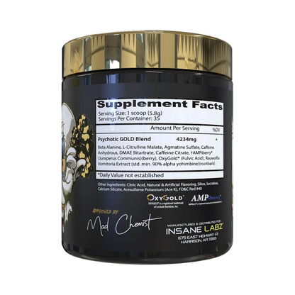 Psychotic Gold 35 scups